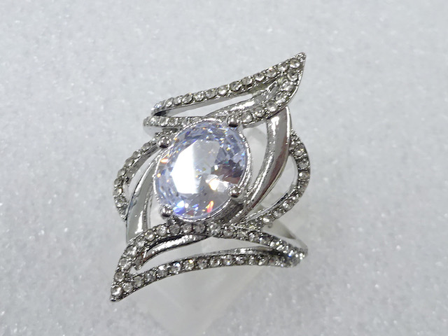 CRYSTAL FASHION RING / JP SIZE 19